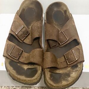 Birkenstock Arizona Size 43 Men’s Brown Sandals .